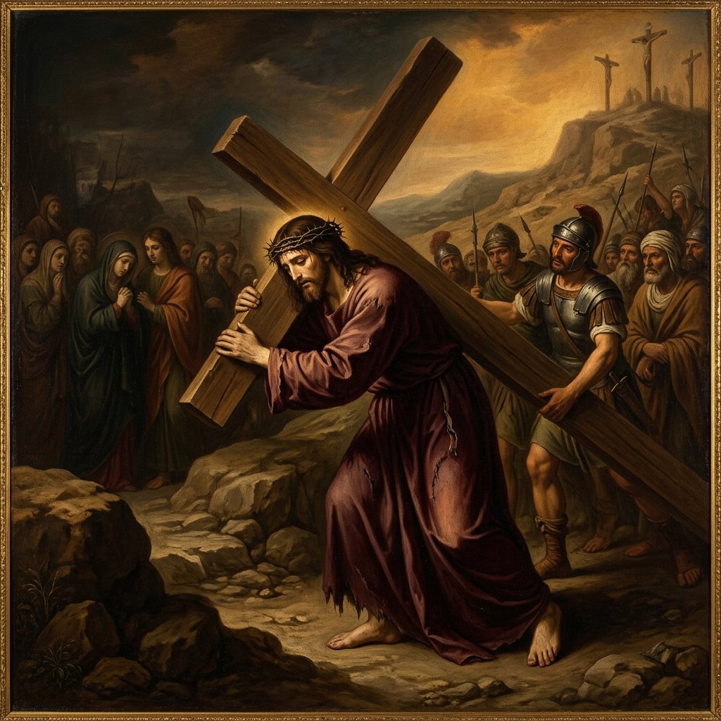 La Pasión de Cristo y los Misterios Dolorosos (Arte Sacro Clásico)