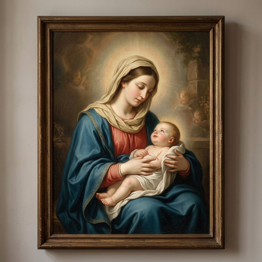 La Encarnación y los Misterios Gozosos (Arte Sacro Clásico)